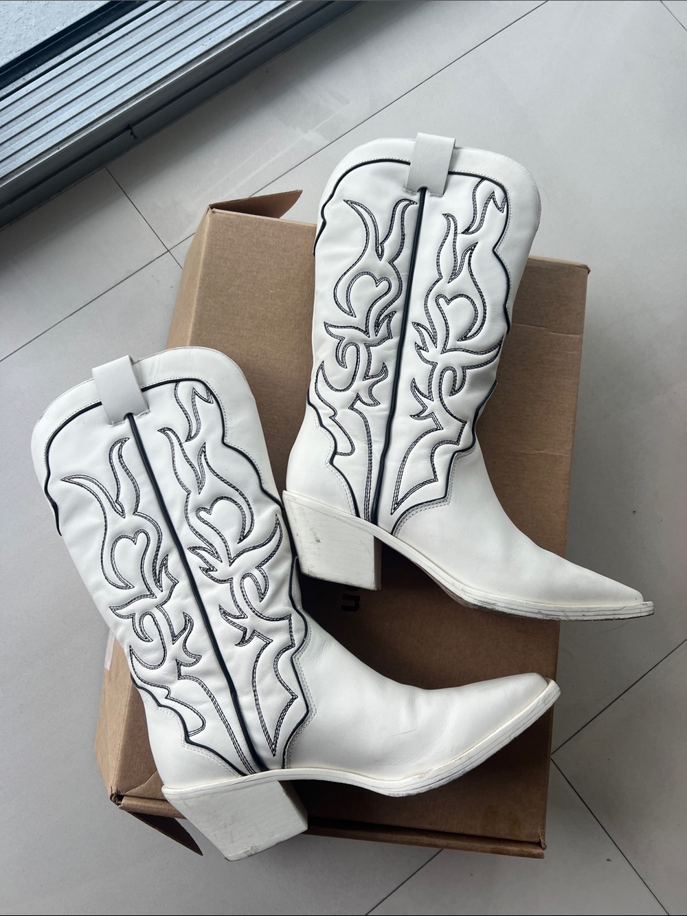 REFORMATION Cowboy Boots